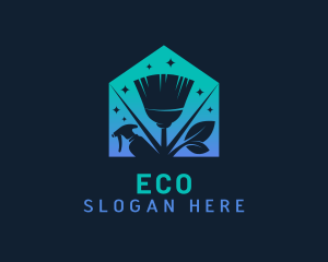 Sanitary - House Eco Cleaning logo design