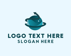Logisctics - Sphere Logistics Arrow logo design