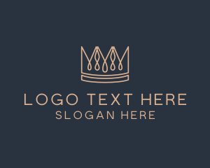 Stylist - King Monarchy Crown logo design