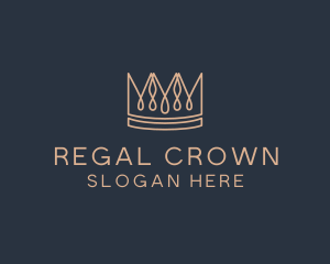 King Monarchy Crown logo design