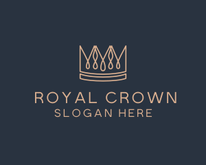 King - King Monarchy Crown logo design