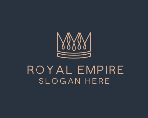 Empire - King Monarchy Crown logo design