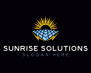 Daylight - Solar Electrical Energy logo design
