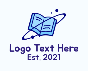 Online Class - Orbit Science Book logo design