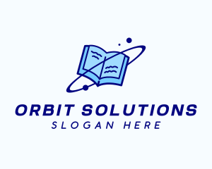 Orbit Science Book logo design