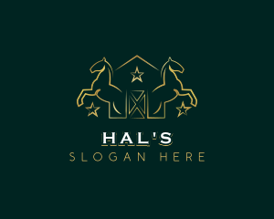 Horse Stallion Stable Logo
