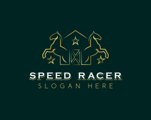 Jockey - Horse Stallion Stable logo design