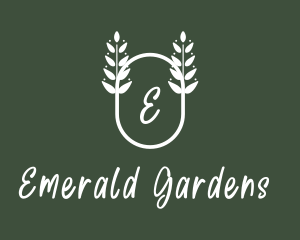 Natural Leaf Plant  logo design