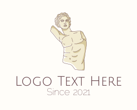 Sculpture - Roman Sculpture Museum logo design