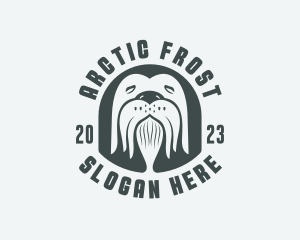 Wild Arctic Walrus  logo design