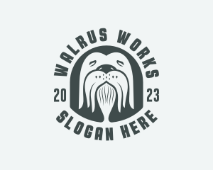 Walrus - Wild Arctic Walrus logo design