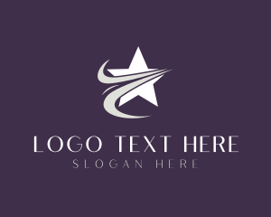 Company - Event Planner Star Swoosh logo design