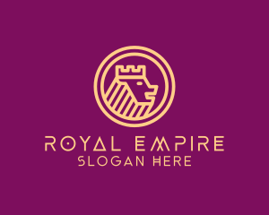 Royal Lion Badge logo design