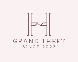 Luxury Serif Letter H Company logo design