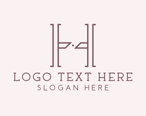 Luxury Serif Letter H Company Logo