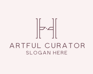 Luxury Serif Letter H Company logo design