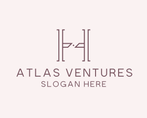 Luxury Serif Letter H Company logo design