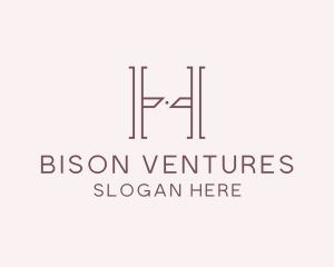 Luxury Serif Letter H Company logo design