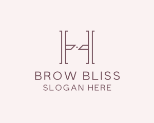 Luxury Serif Letter H Company logo design