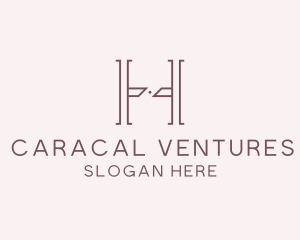 Luxury Serif Letter H Company logo design