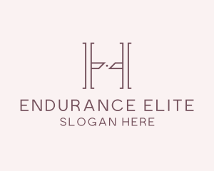 Luxury Serif Letter H Company logo design