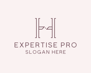 Luxury Serif Letter H Company logo design