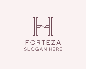 Luxury Serif Letter H Company logo design