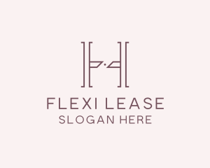 Luxury Serif Letter H Company logo design