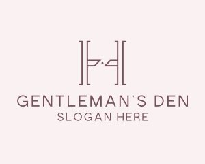 Luxury Serif Letter H Company logo design