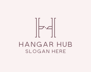 Luxury Serif Letter H Company logo design