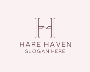 Luxury Serif Letter H Company logo design