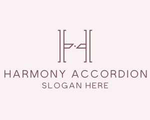 Luxury Serif Letter H Company logo design