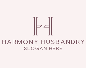 Luxury Serif Letter H Company logo design