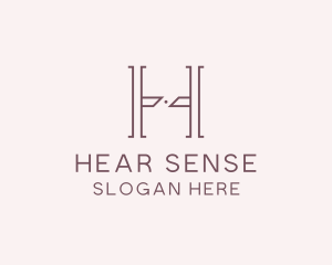 Luxury Serif Letter H Company logo design