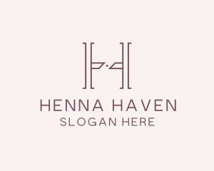 Luxury Serif Letter H Company logo design