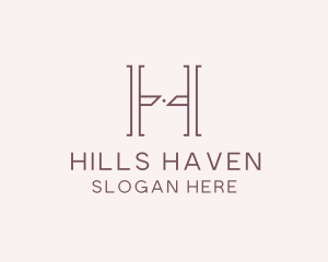 Luxury Serif Letter H Company logo design