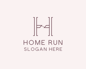 Luxury Serif Letter H Company logo design