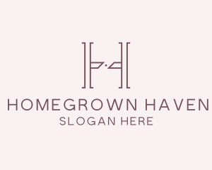 Luxury Serif Letter H Company logo design