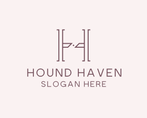 Luxury Serif Letter H Company logo design