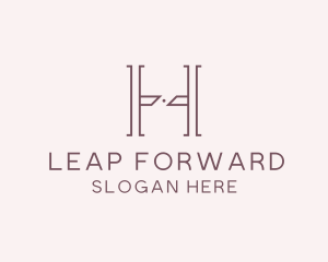 Luxury Serif Letter H Company logo design