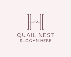 Luxury Serif Letter H Company logo design