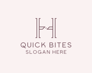 Luxury Serif Letter H Company logo design