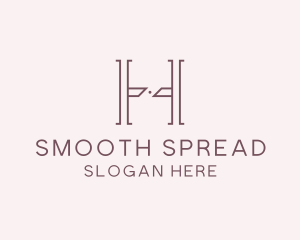 Luxury Serif Letter H Company logo design