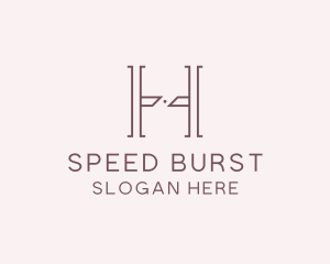 Luxury Serif Letter H Company logo design