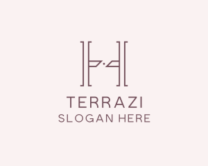 Luxury Serif Letter H Company logo design