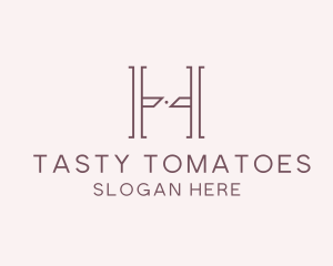 Luxury Serif Letter H Company logo design