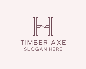 Luxury Serif Letter H Company logo design