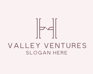 Luxury Serif Letter H Company logo design