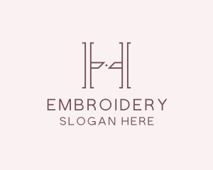 Luxury Serif Letter H Company logo design