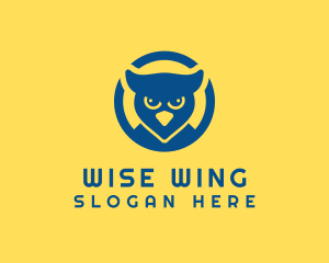 Wise Owl Bird logo design